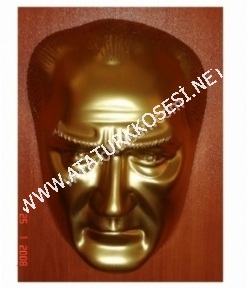 Orta Boy Atatrk mask 28 cm eitleri