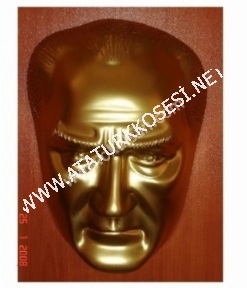 Orta Boy Atatrk mask 28 cm eitleri