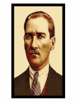 ATATRK PORTREL DUVAR HALISI MODELLER,