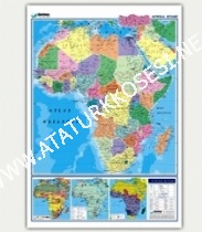 Afrika ktas siyasi haritas Modelleri
